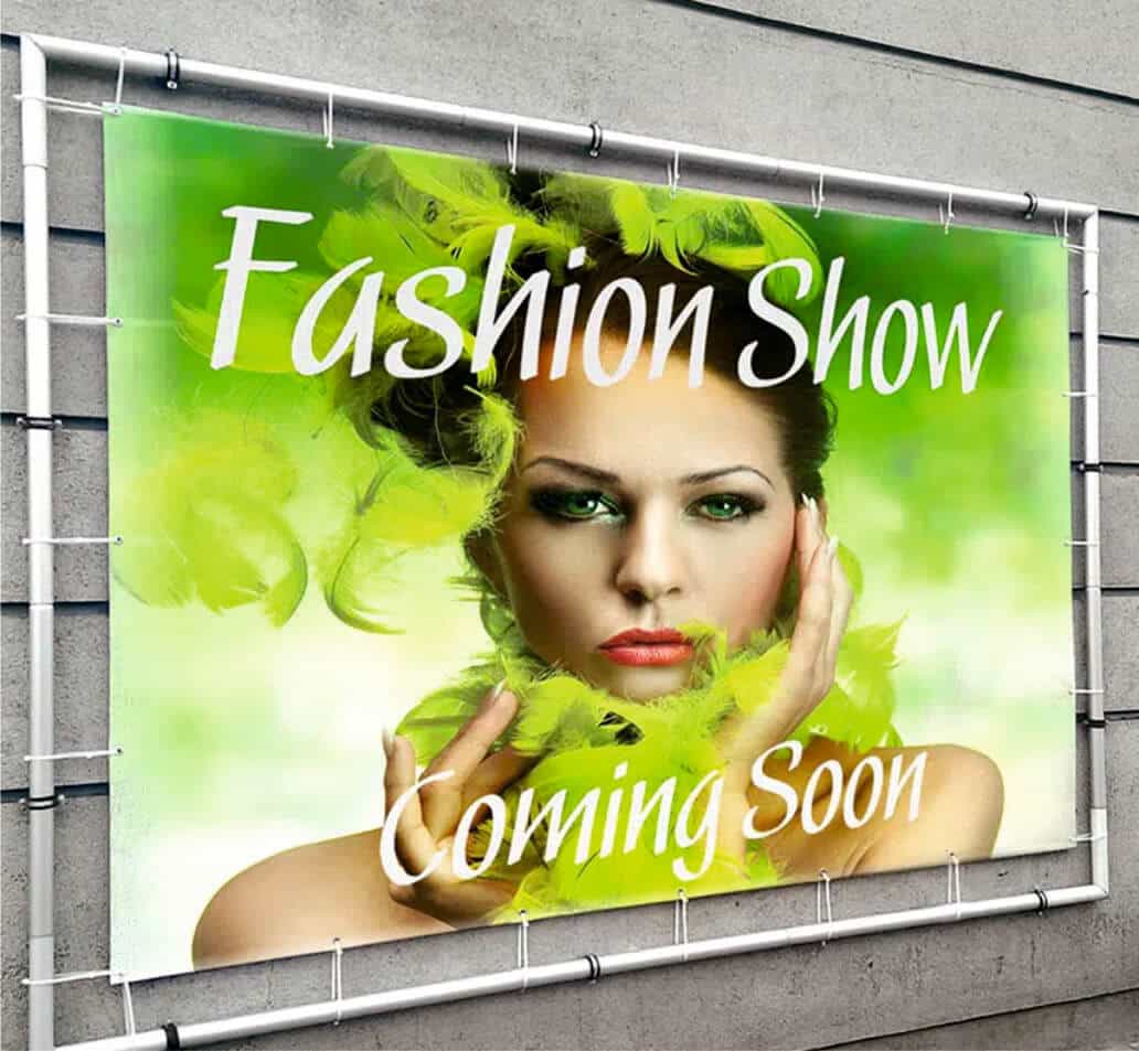 Trade banner printing, custom pvc banners, fast delivery