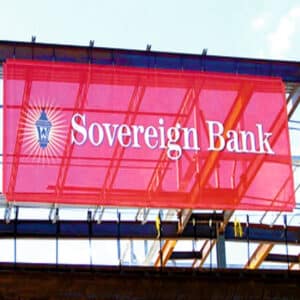 mesh scaffolding banner